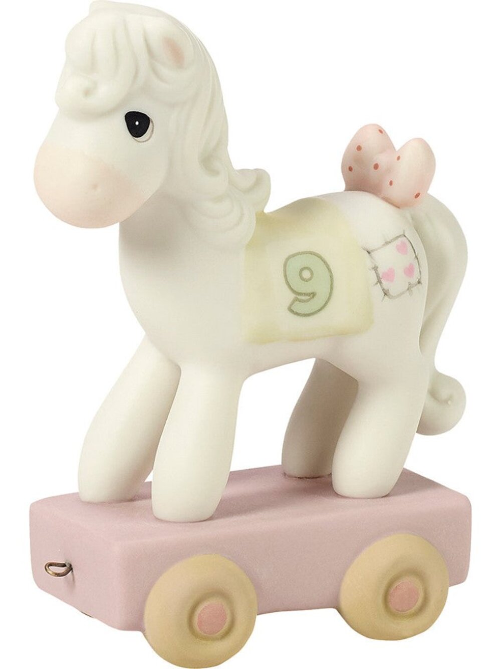 Rare vintage Precious moments birthday circus train. Pony